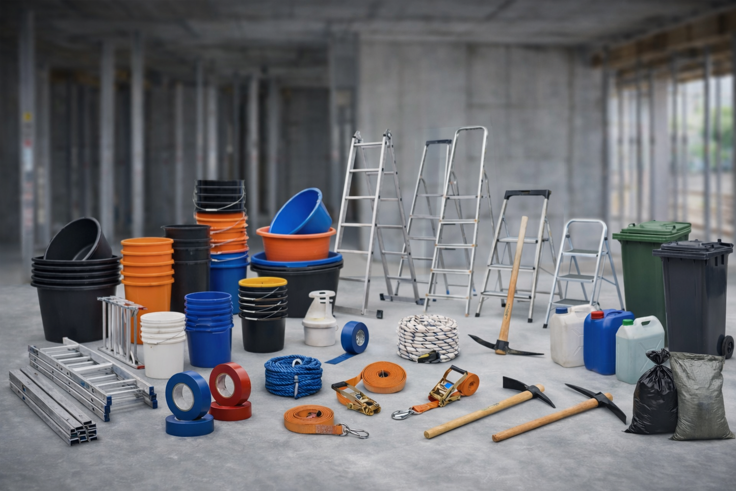 Būvlaukuma piederumi un aksesuāri