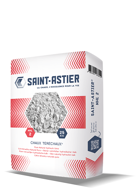 Hidrauliskais kaļķis CHAUX TÉRÉCHAUX NHL 2 (25 kg, pelēks)