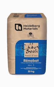 Hidrauliskais kaļķis RENOBAT NHL 5 (25 kg, pelēks)